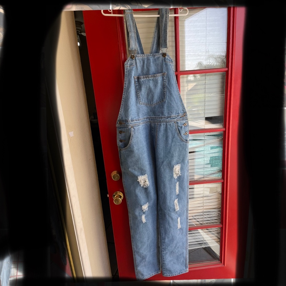 Denim Overalls
